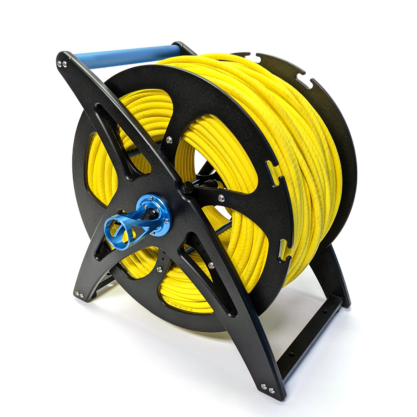 3 Wire Reels + 1 Steel Cable Caddy, Wire Dispenser Reels