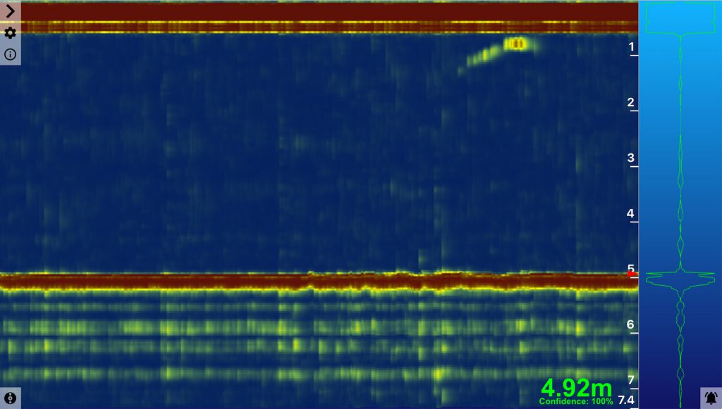 The <em>Ping-Viewer</em> interface to view and record <em>Ping</em> data