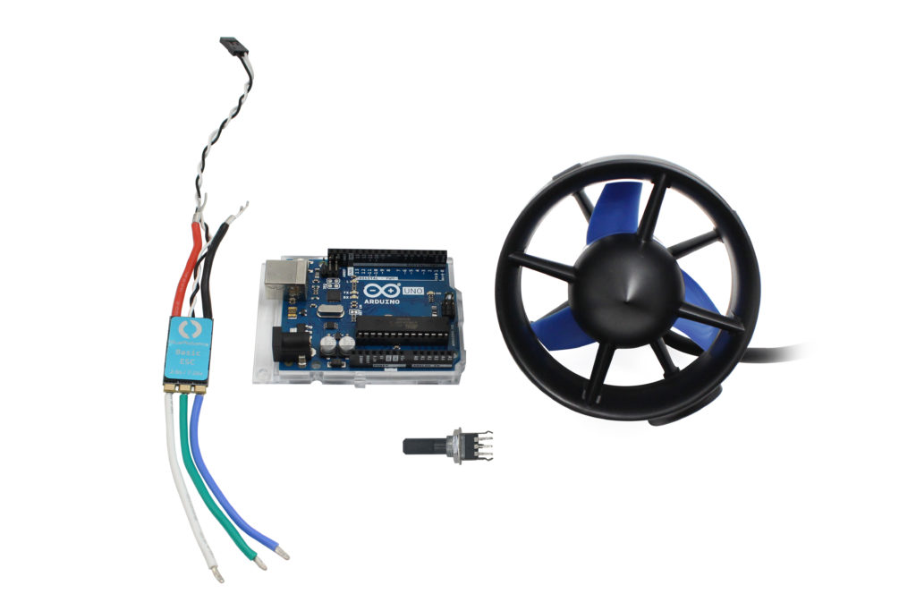 نيكليت الغابة النثر  Control the Basic ESC with a Potentiometer and Arduino