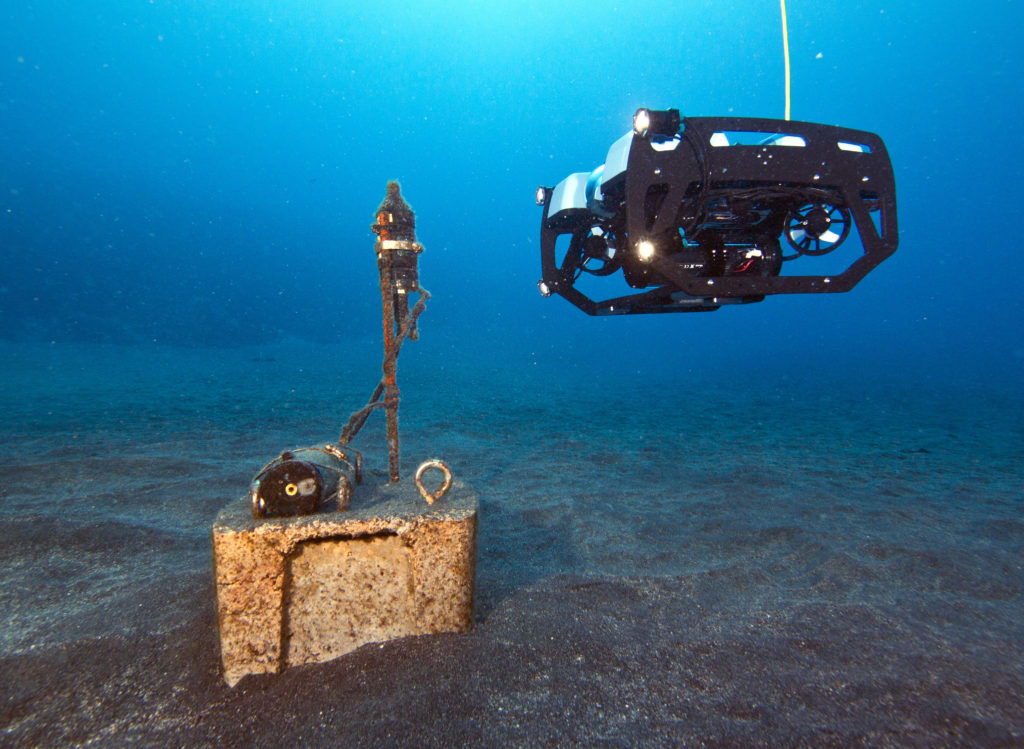 drone under water