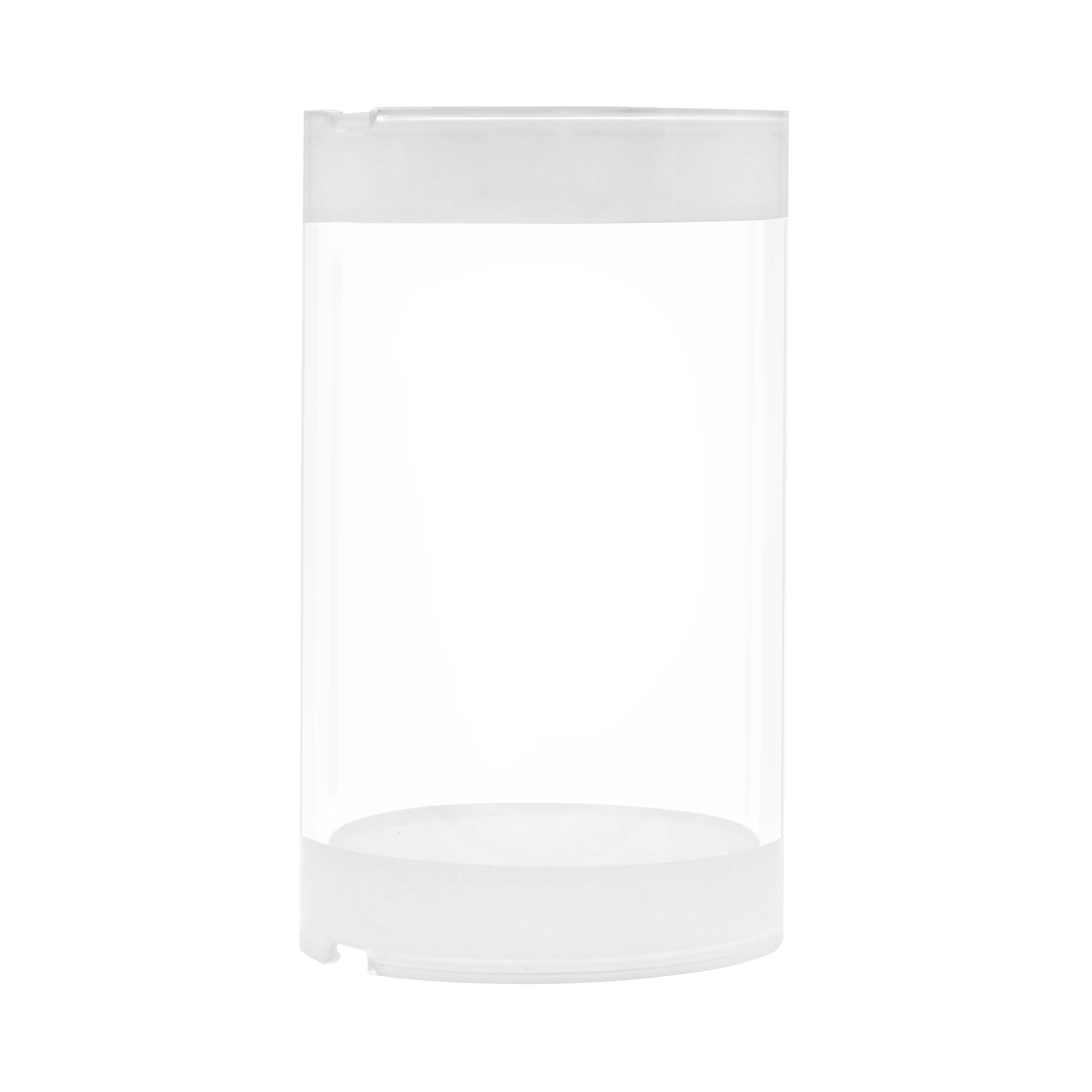 RTG-WTE 4" Tube Packed Assembly, Acrylic, Clear, 200mm