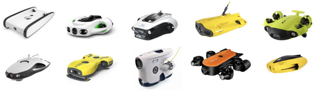 Small deals underwater drone