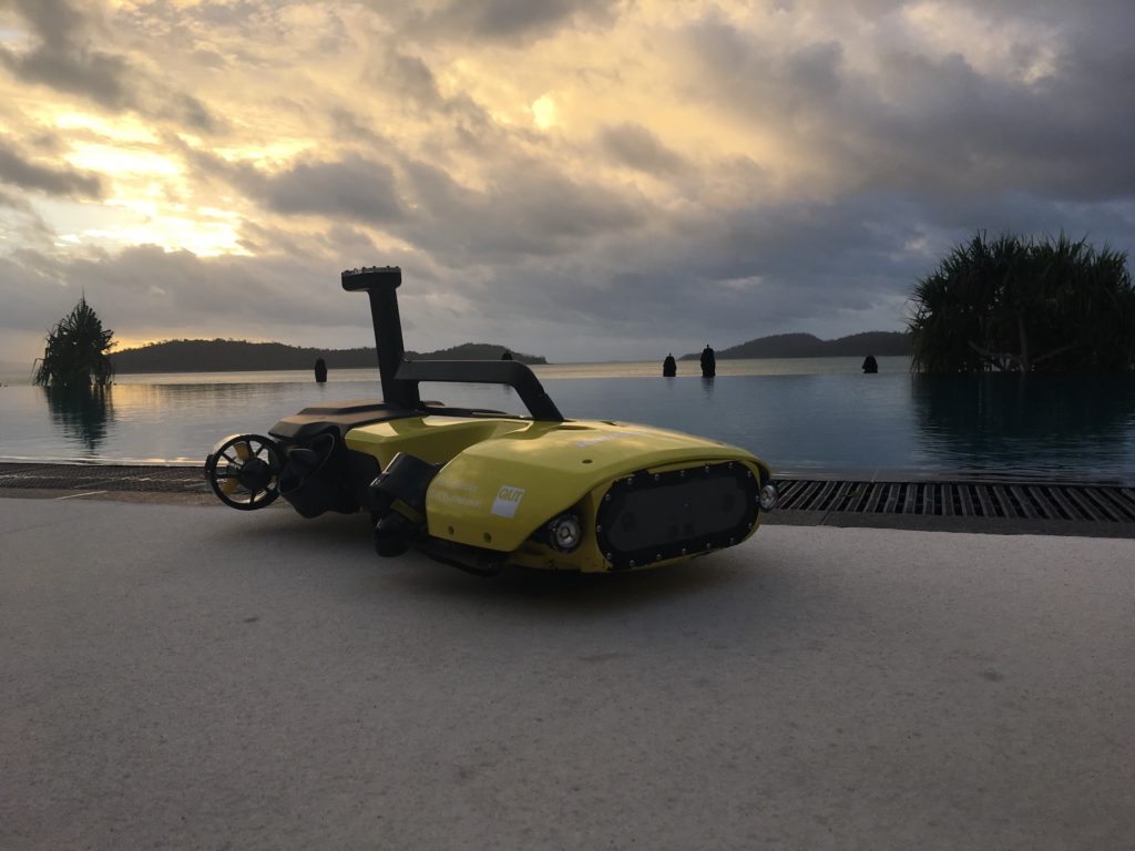 RangerBot is a low-cost AUV with stereovision cameras for localization, mapping, and navigation. (Credit: Matt Dunbabin)