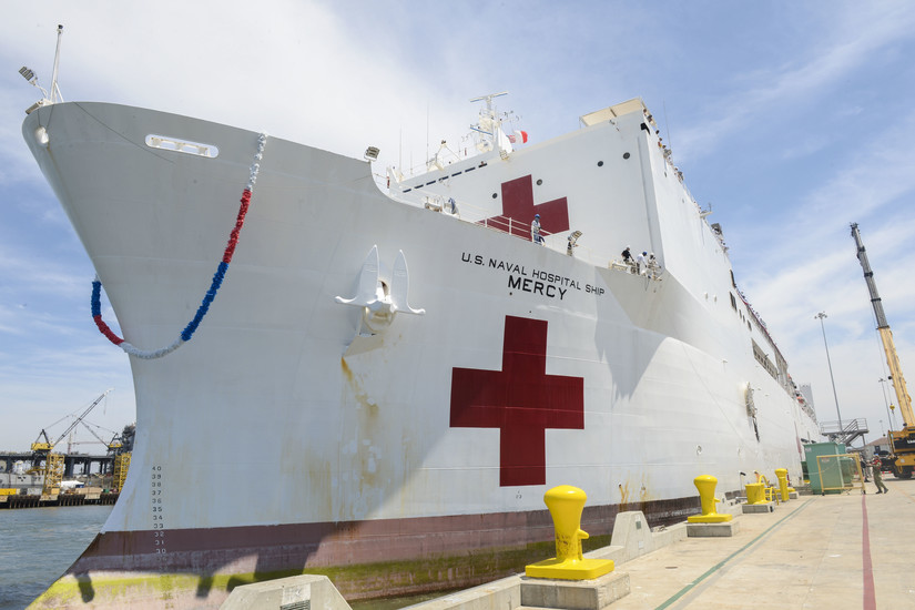 USNS Mercy Returns