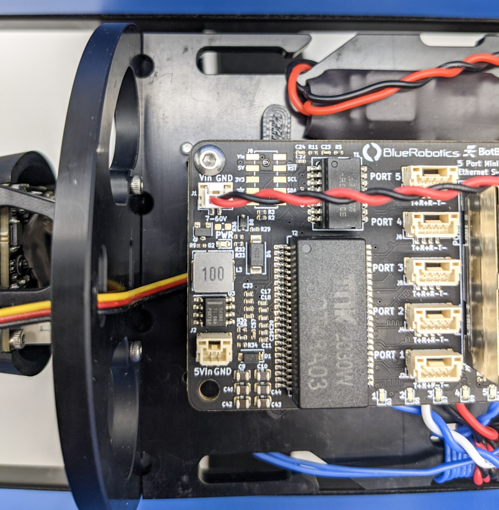 5-Port Ethernet Switch for the BlueROV2 and Fathom-X