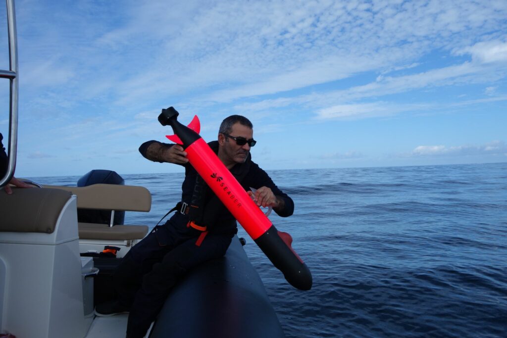 The Seaber YUCO micro-AUV.