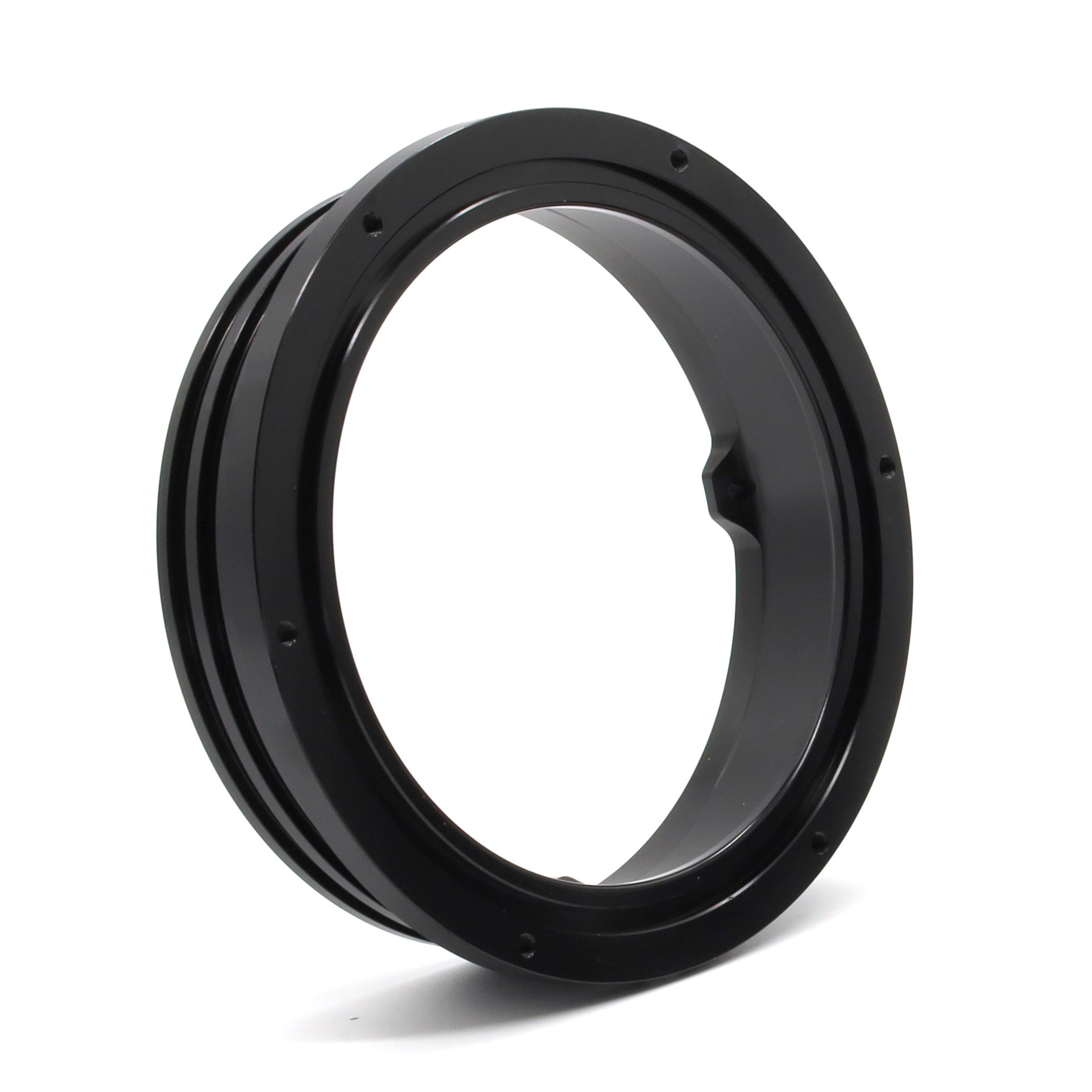 EOL-WTE 4" Flange Seal Packed Assembly, AL6061-T6, Black