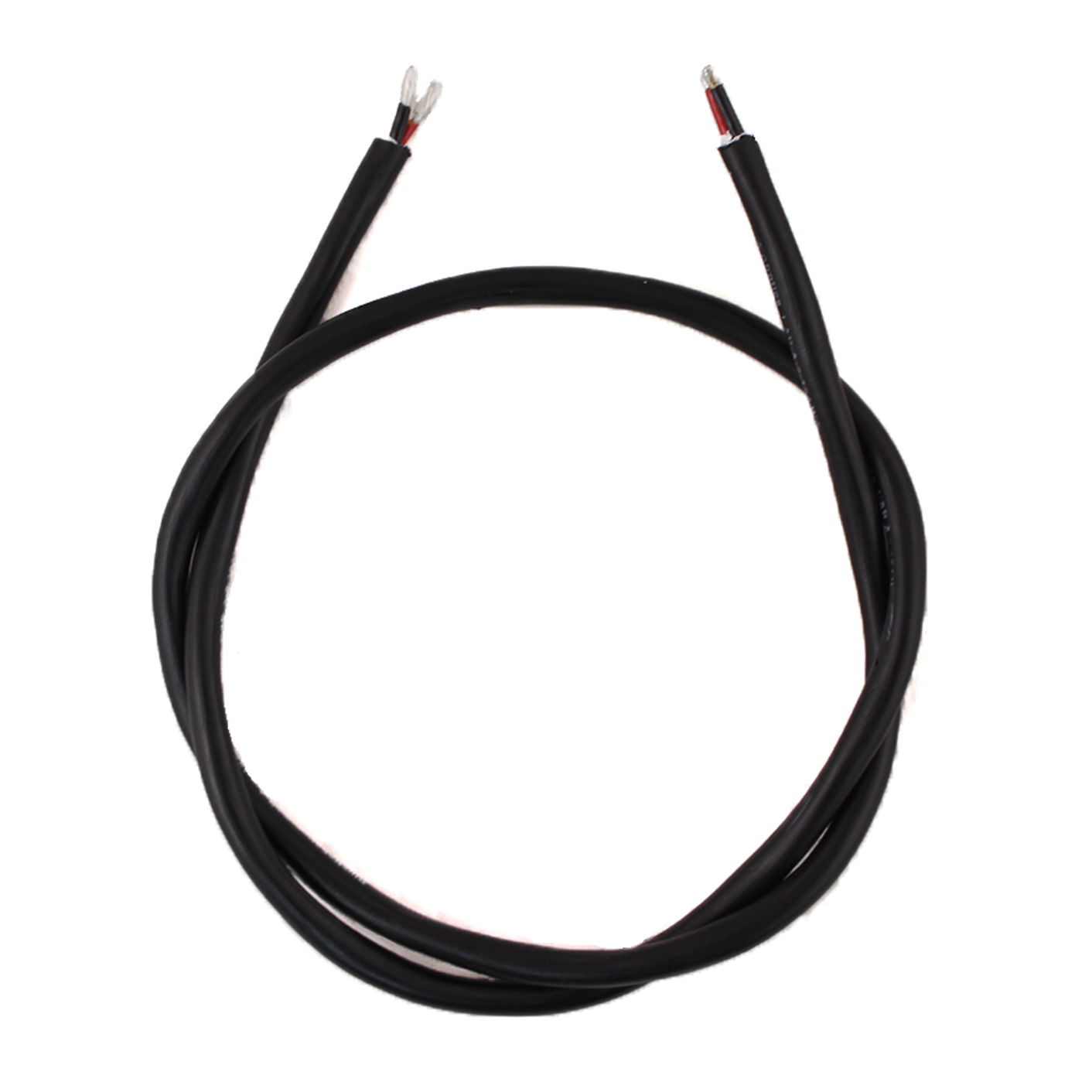 Cable, Bulk, 2x 12AWG, 8.3mm OD, PUR, Black, "High Power Cable"