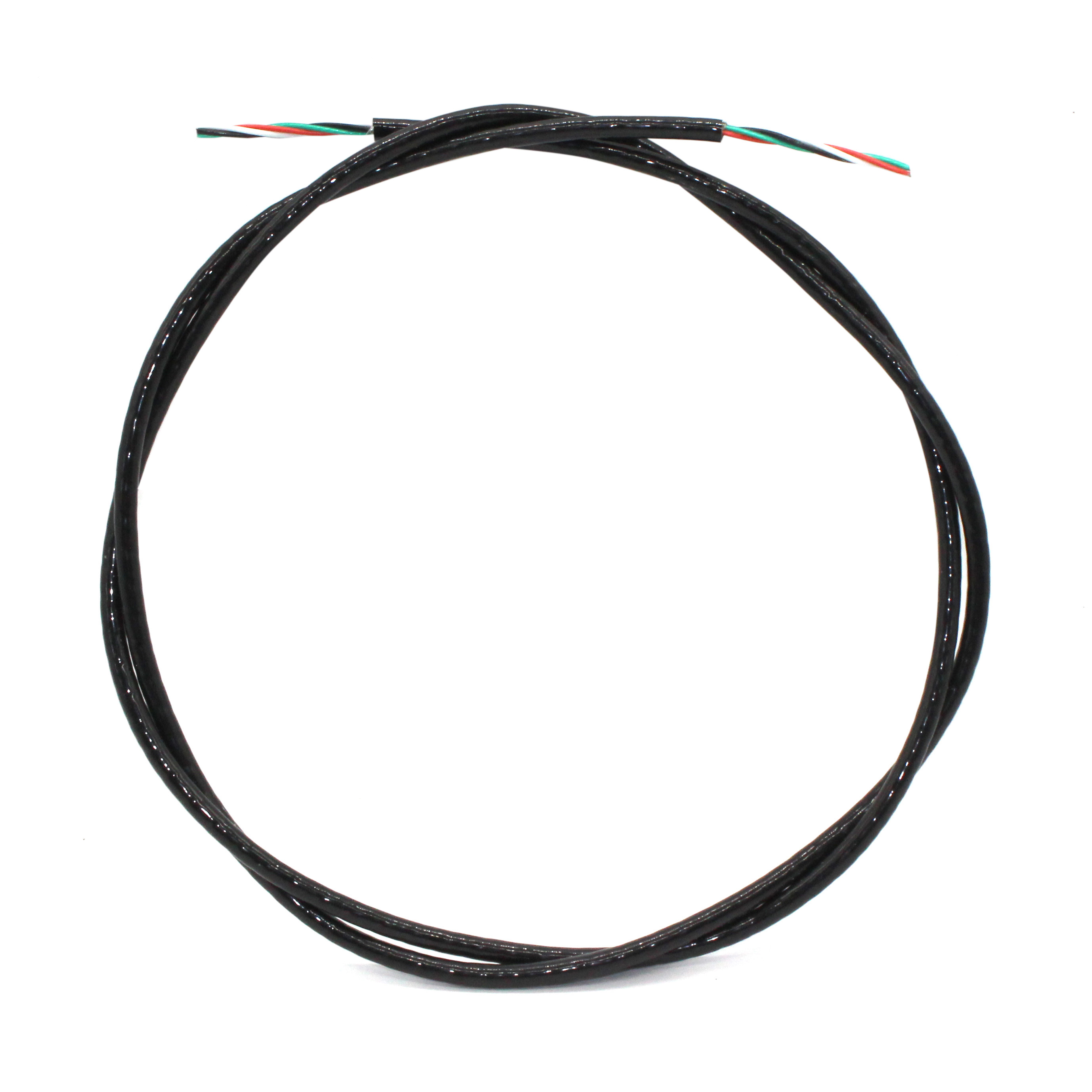 Cable, Bulk, 4x 24AWG, 4.5mm OD, PUR, Black, "Ping Cable"