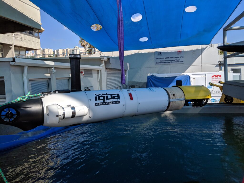 Sparus II AUV, designed by Iqua Robotics.