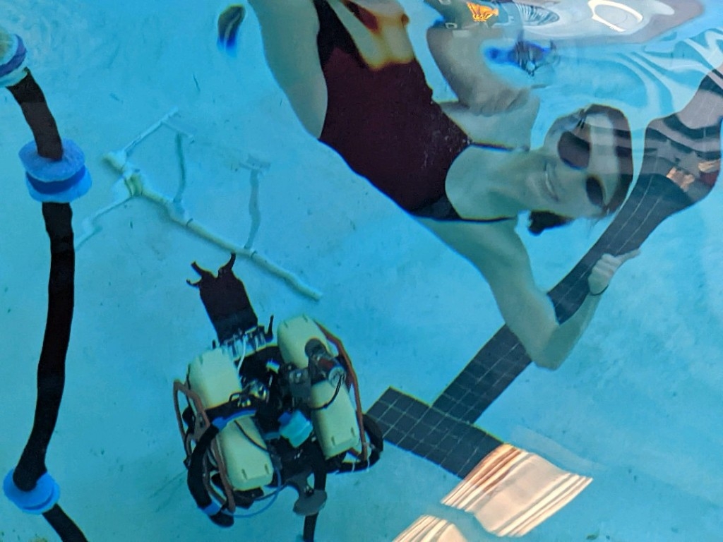 Makenna and the SeaCow ROV in action!