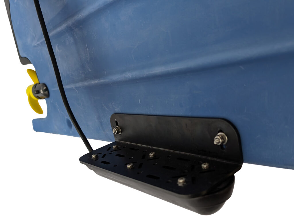 Transducer mounted inside view