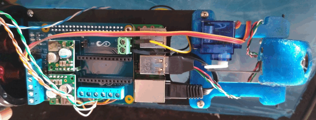 electronics set up of the subsea camera